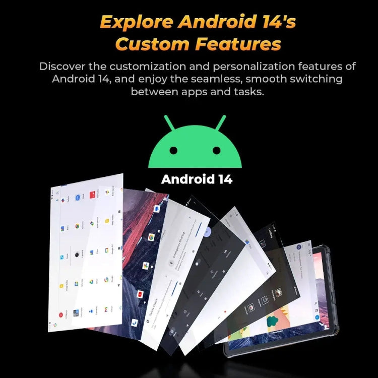 OUKITEL RT9 11英寸IP68/IP69K三防平板，6GB+256GB，安卓14 紫光展銳T606四核 支持雙卡，4G網絡，歐規