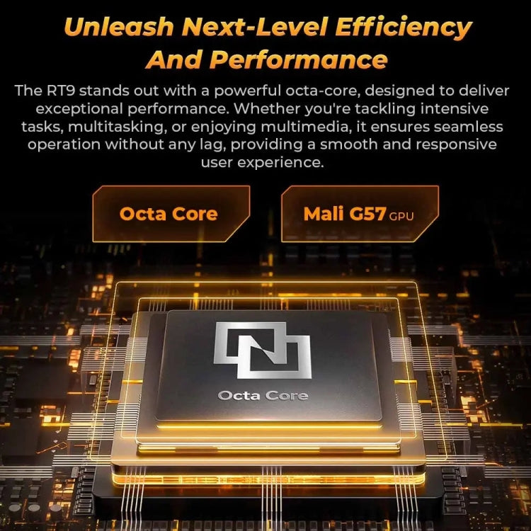 OUKITEL RT9 11英寸IP68/IP69K三防平板，6GB+256GB，安卓14 紫光展銳T606四核 支持雙卡，4G網絡，歐規