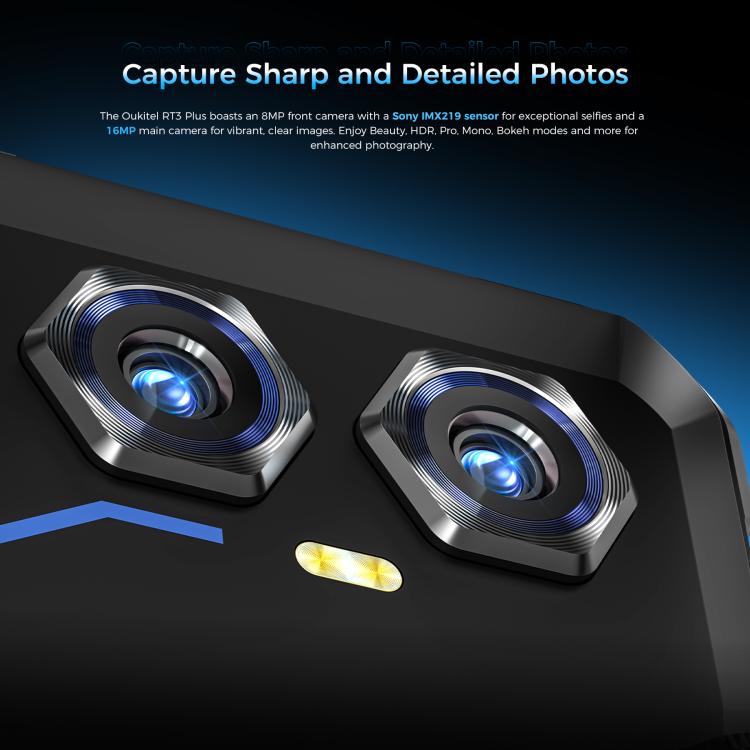 OUKITEL RT3 Plus 8英寸IP68/IP69K三防平板，4GB+128GB，安卓15 MediaTek G81八核 支持雙卡，4G網絡，歐規