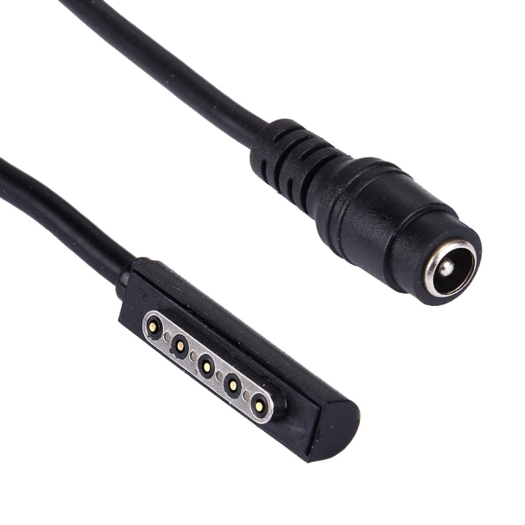 Microsoft 5 Pin Magnetic to 5.5x2.1mm Female Interfaces Power Adapter Charger Cable for Microsoft Surface RT / Pro 2 / Pro 1 Tablet