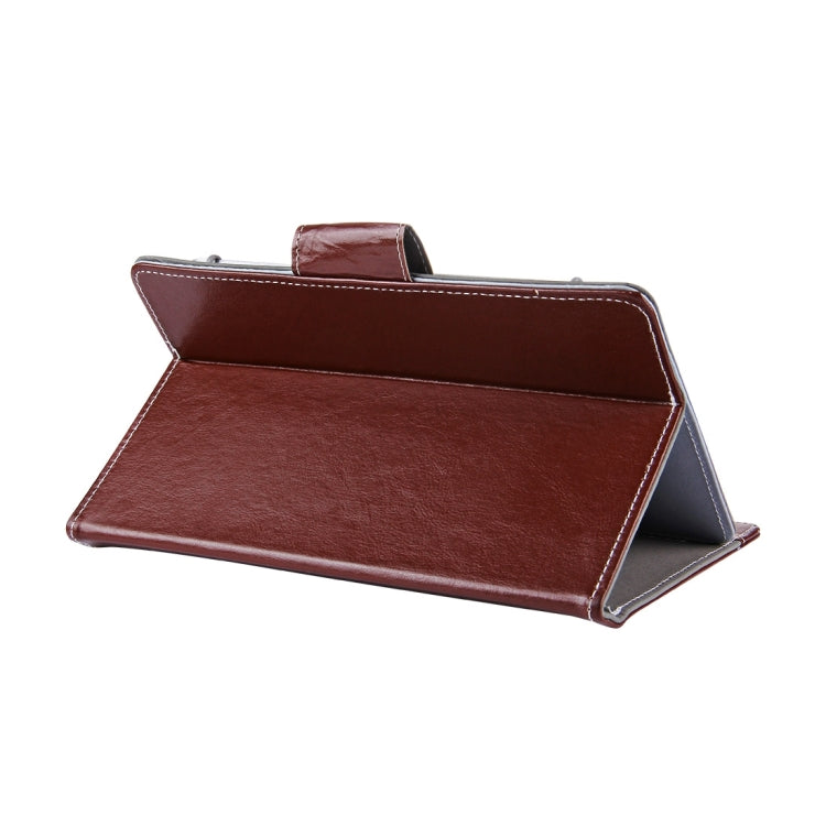 9寸平板通用瘋馬紋保護套帶支架