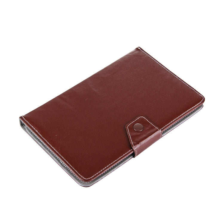 9寸平板通用瘋馬紋保護套帶支架