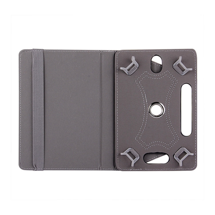 8寸平板通用360度旋轉瘋馬紋保護套帶支架