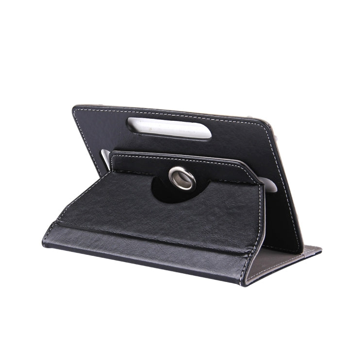 8寸平板通用360度旋轉瘋馬紋保護套帶支架