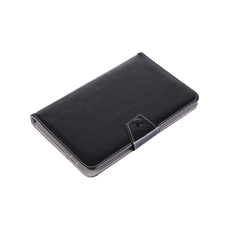 8寸平板通用瘋馬紋保護套帶支架