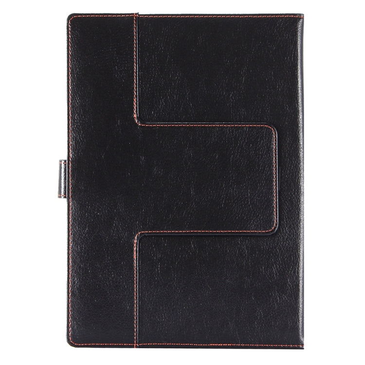 9.7-10.1英寸平板通用 荔枝紋可拆分保護帶觸摸板藍牙平板鍵盤皮套帶支架