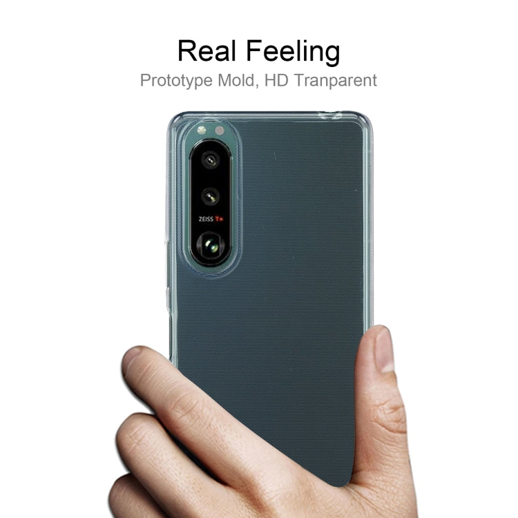 適用於索尼 Xperia 5 III 0.75mm超薄透明TPU軟殼