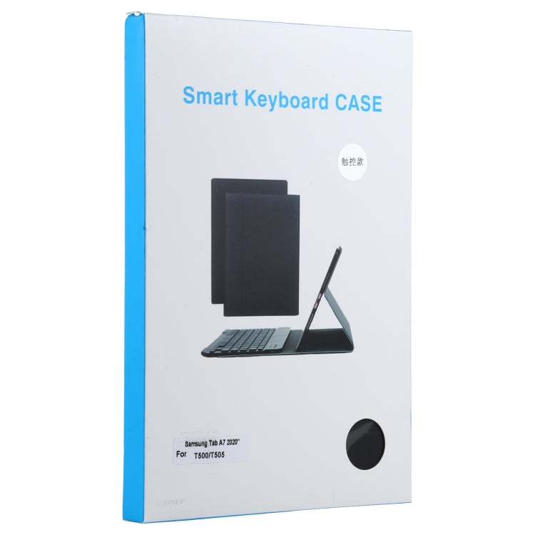 A500-A 可分體超薄藍牙平板鍵盤皮套 帶觸控板&支架 適用於三星蓋樂世Tab A7 10.4  T500 / T505