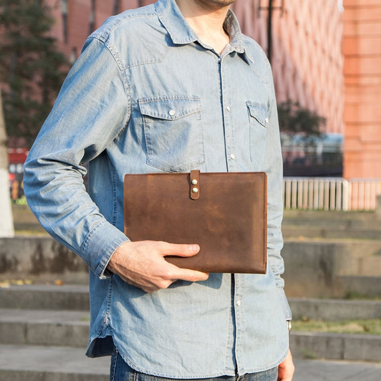 CF2002 適用於iPad Pro 10.5 inch 復古瘋馬紋搭扣多功能平板電腦保護皮套 帶手機/筆記本袋&卡槽, For iPad Pro 10.5 inch