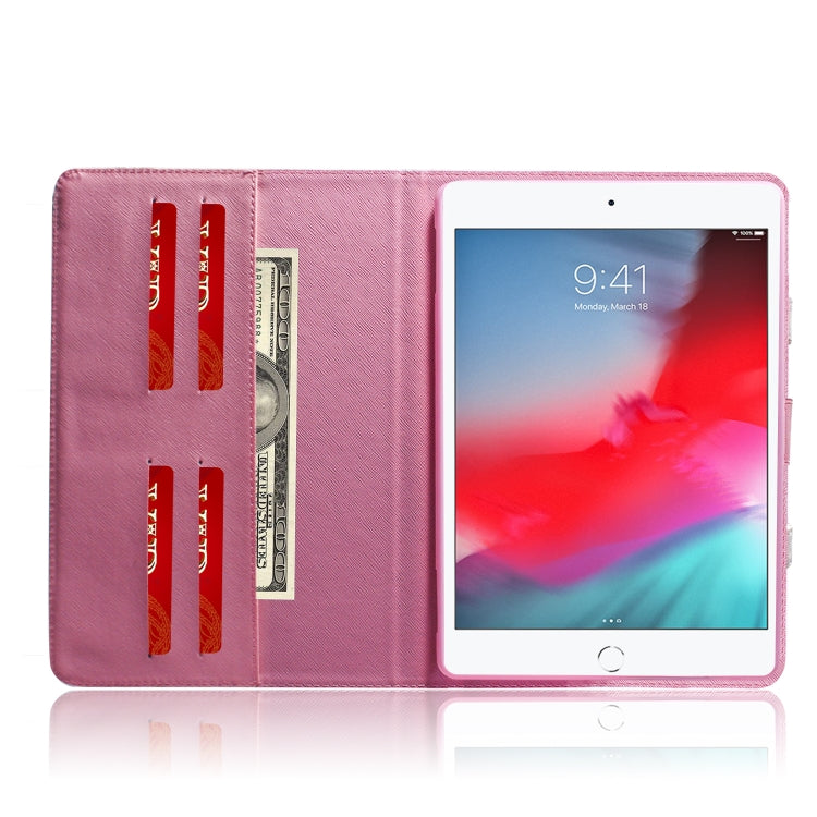 亞馬遜 Kindle Paperwhite 1 / 2 / 3 / 4  木蘭花圖案左右開皮套 帶支架&卡槽&錢包