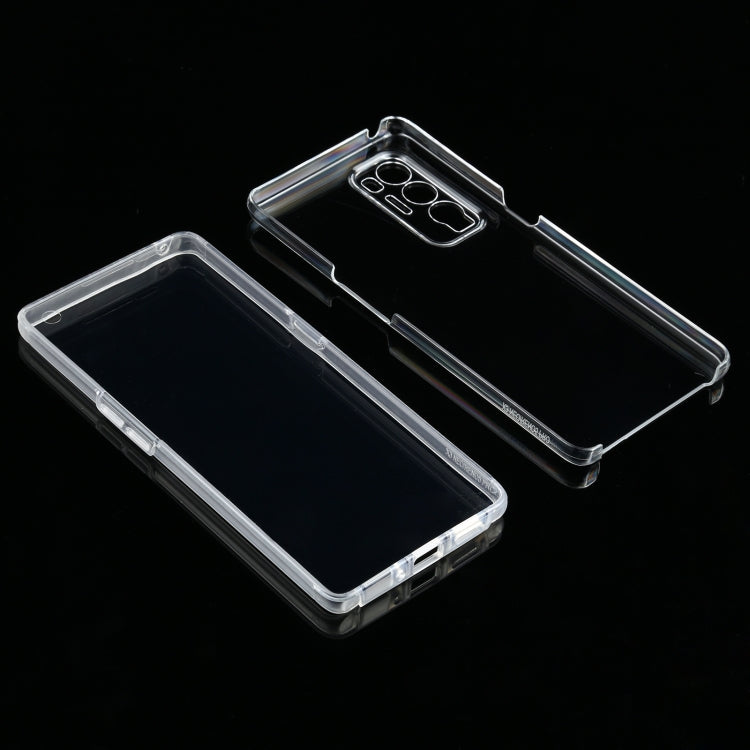 適用於OPPO Find X3 Neo PC+TPU 超薄雙面全包透明軟殼