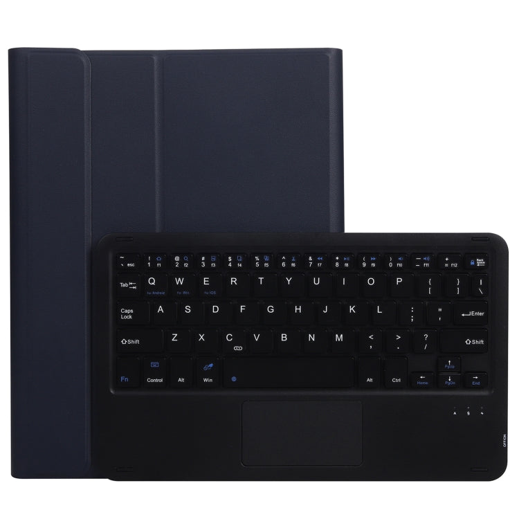 A11-A 2 in 1 Removable Bluetooth Keyboard + Protective Leather Tablet Case with Touchpad & Holder for iPad Pro 11 2022 / 2021 / Air 5 / Air 4