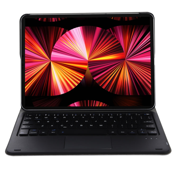 A11-A 2 in 1 Removable Bluetooth Keyboard + Protective Leather Tablet Case with Touchpad & Holder for iPad Pro 11 2022 / 2021 / Air 5 / Air 4