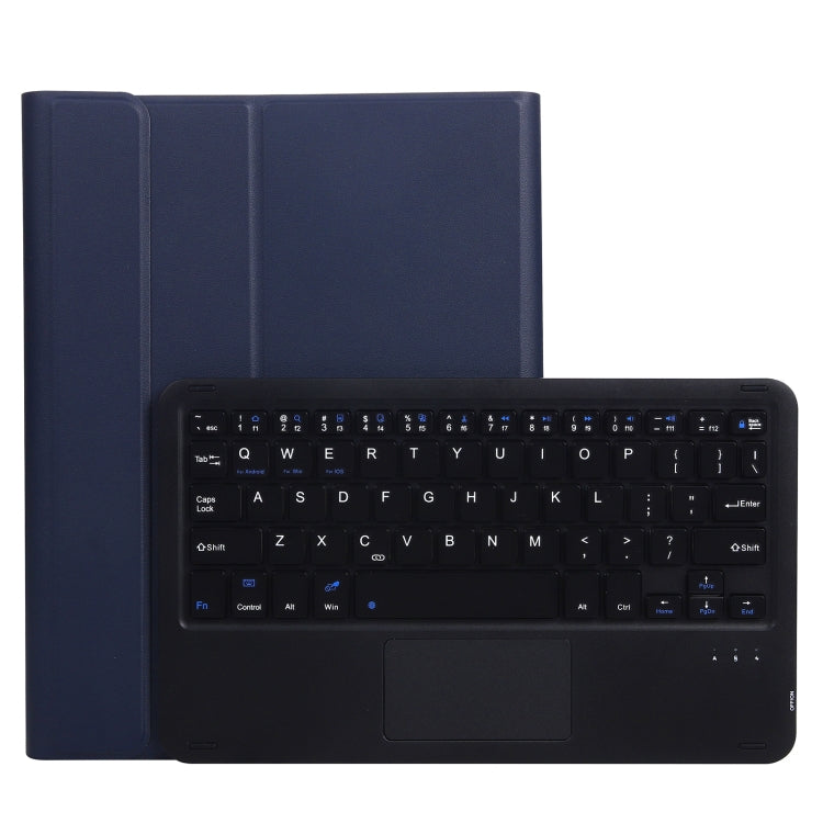 A11-A 2 in 1 Removable Bluetooth Keyboard + Protective Leather Tablet Case with Touchpad & Holder for iPad Pro 11 2022 / 2021 / Air 5 / Air 4