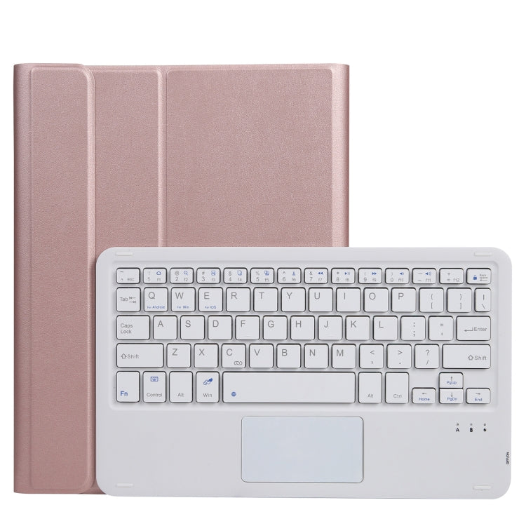A11-A 2 in 1 Removable Bluetooth Keyboard + Protective Leather Tablet Case with Touchpad & Holder for iPad Pro 11 2022 / 2021 / Air 5 / Air 4