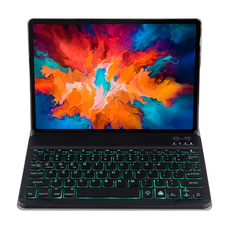 M10S 適用於聯想Tab M10 TB-X505X 2合一 可拆卸藍牙鍵盤+平板鍵盤皮套 帶背光&支架