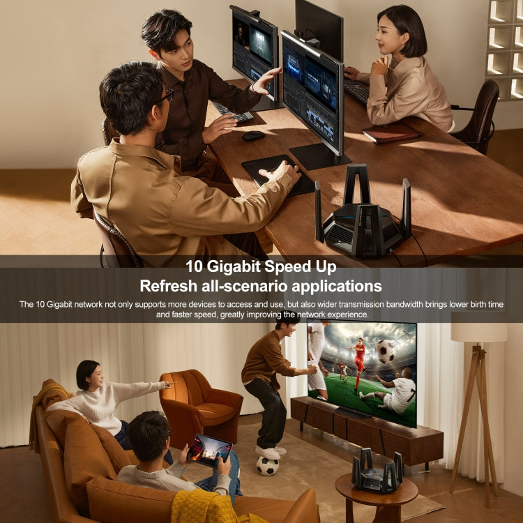 原裝小米 萬兆三頻路由器 美規