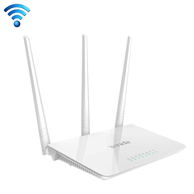 Tenda F3無線2.4GHz 300Mbps WiFi路由器，帶3根5dBi外部天線