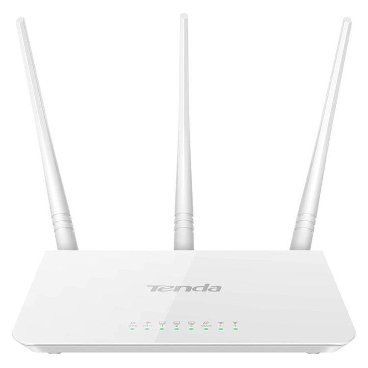 Tenda F3無線2.4GHz 300Mbps WiFi路由器，帶3根5dBi外部天線