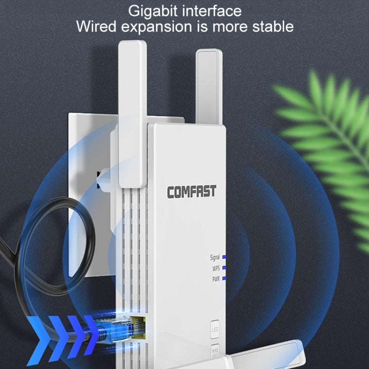 COMFAST CF-AC2100 2100Mbps 無線WIFI信號放大器中繼器，英規