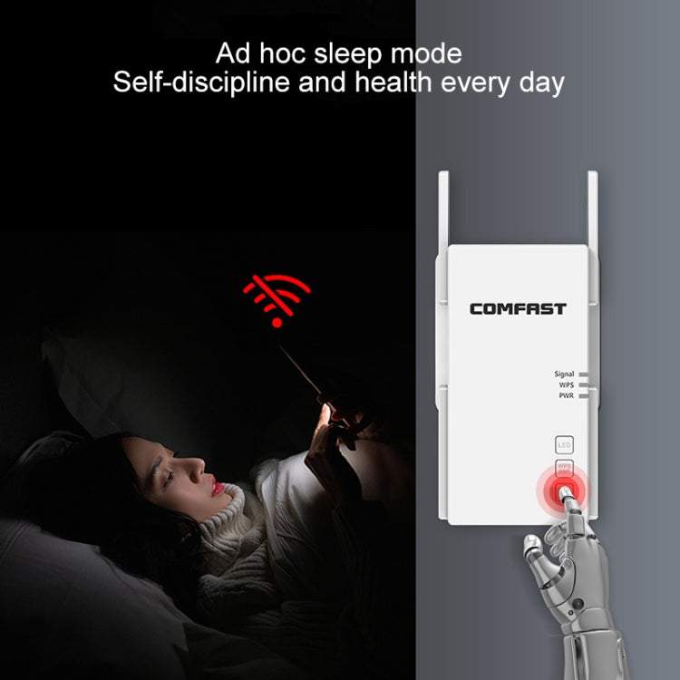 COMFAST CF-AC2100 2100Mbps 無線WIFI信號放大器中繼器，英規