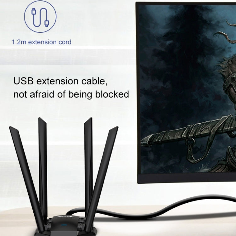 COMFAST CF-WU785AC 1300Mbps 雙頻無線網卡 Wifi USB適配器