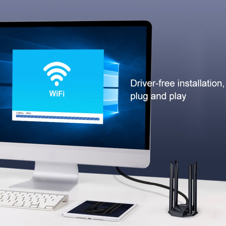 COMFAST CF-WU785AC 1300Mbps 雙頻無線網卡 Wifi USB適配器