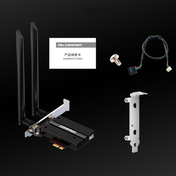 COMFAST CF-AX200 PRO 3000Mbps 藍牙PCI-E無線網卡