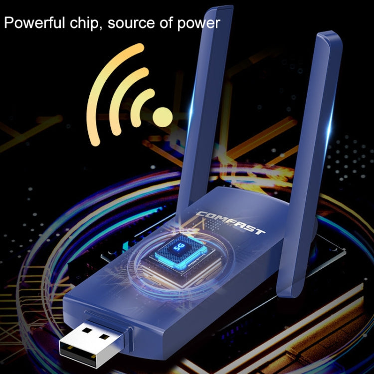 COMFAST CF-927B 1300Mbps 雙頻藍牙無線網卡 Wifi USB適配器