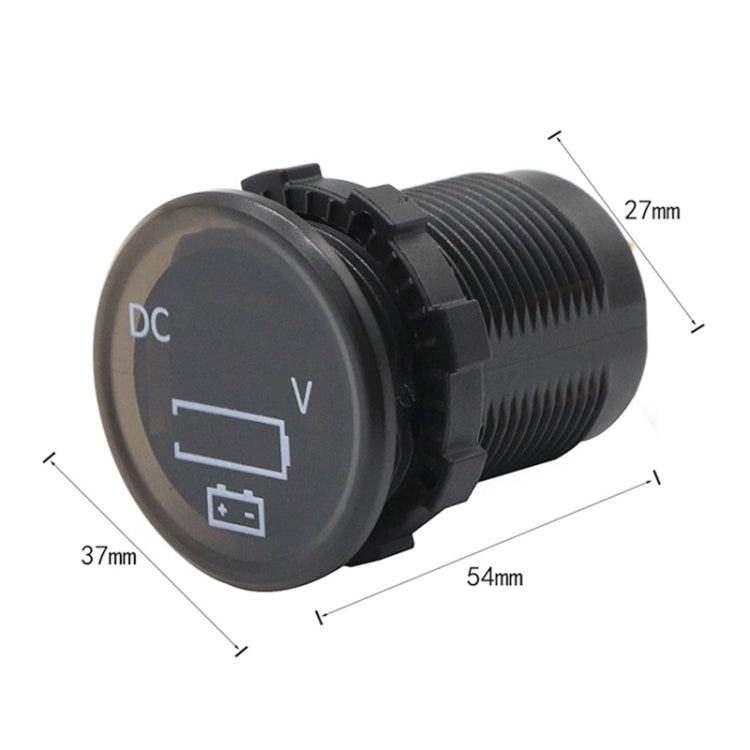 12/24V車/船電池測量表 5-30V電壓電量表