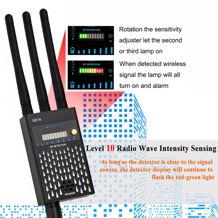 G618 GPS無線信號探測器WiFi攝像頭檢測儀