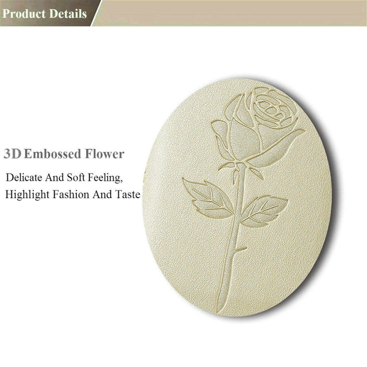 適用於小米紅米Note 5A Pro / Prime 玫瑰壓花圖案左右開皮套帶支架和卡槽和錢包