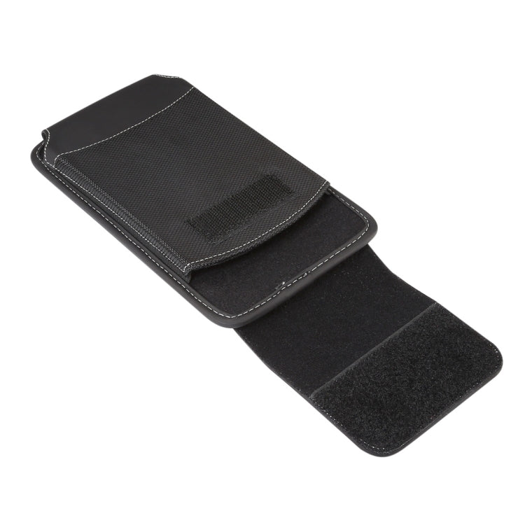 6.4-6.5英寸牛津布男士手機通用掛腰皮套帶登山扣