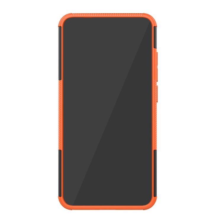 適用於小米米8Lite  PC + TPU二合一輪胎紋支架防摔保護殼