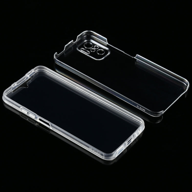 適用於小米 紅米 Note 10 PC+TPU 超薄雙面全包透明手機殼