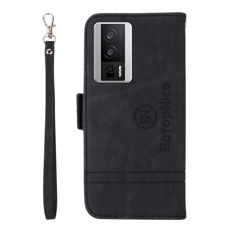 適用於小米 紅米 K60 / K60 Pro / Poco F5 Pro BETOPNICE 001款雙搭扣手機皮套