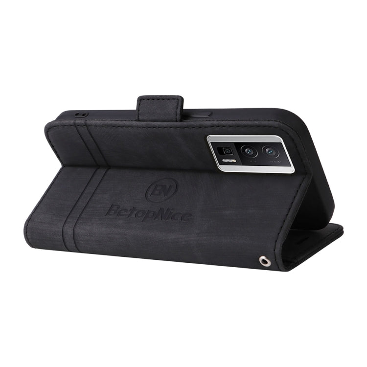 適用於小米 紅米 K60 / K60 Pro / Poco F5 Pro BETOPNICE 001款雙搭扣手機皮套