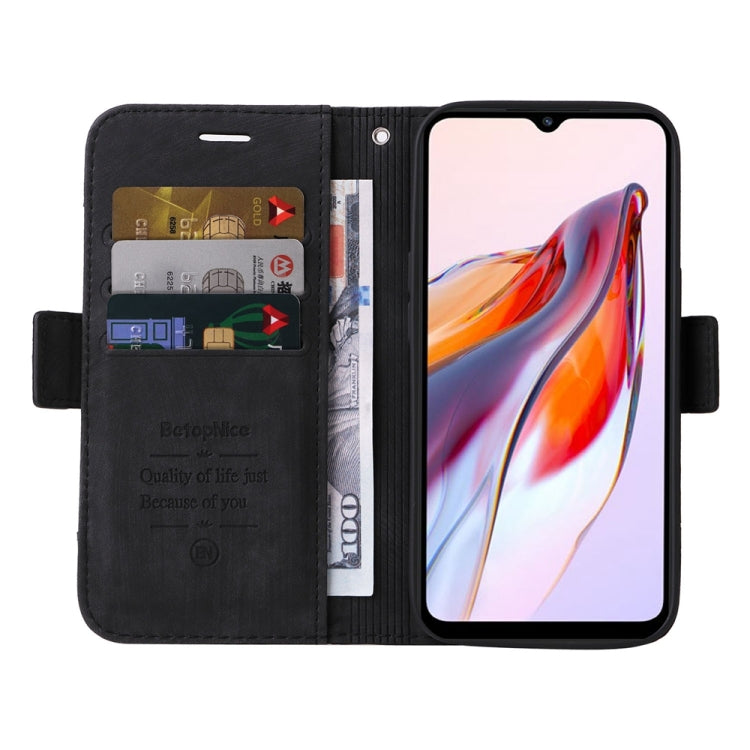 適用於小米 Poco C55 / 紅米 11A 4G 國外版 BETOPNICE 001款雙搭扣手機皮套