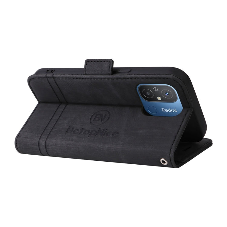 適用於小米 Poco C55 / 紅米 11A 4G 國外版 BETOPNICE 001款雙搭扣手機皮套