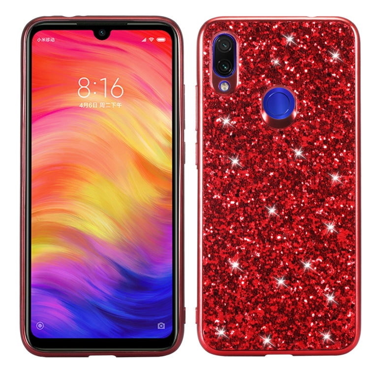 適用於小米 Redmi Note 7 TPU閃粉防摔保護殼