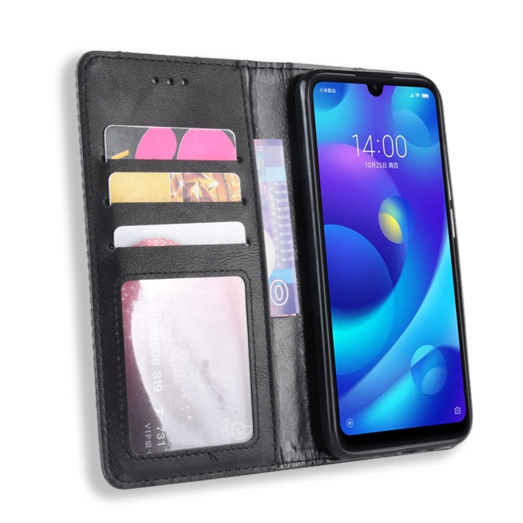 適用於小米 紅米 Note 7 磁扣復古紋左右翻蓋皮套 帶支架&卡槽&錢包