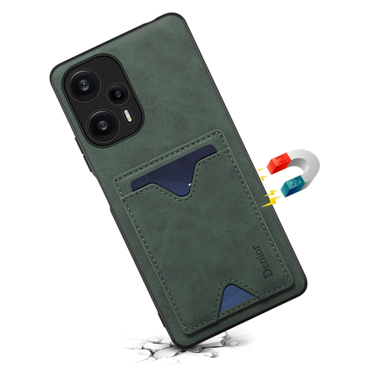 Denior PU皮后蓋插卡支架手機殼 適用於 小米 Redmi Note 12 Turbo / Poco F5