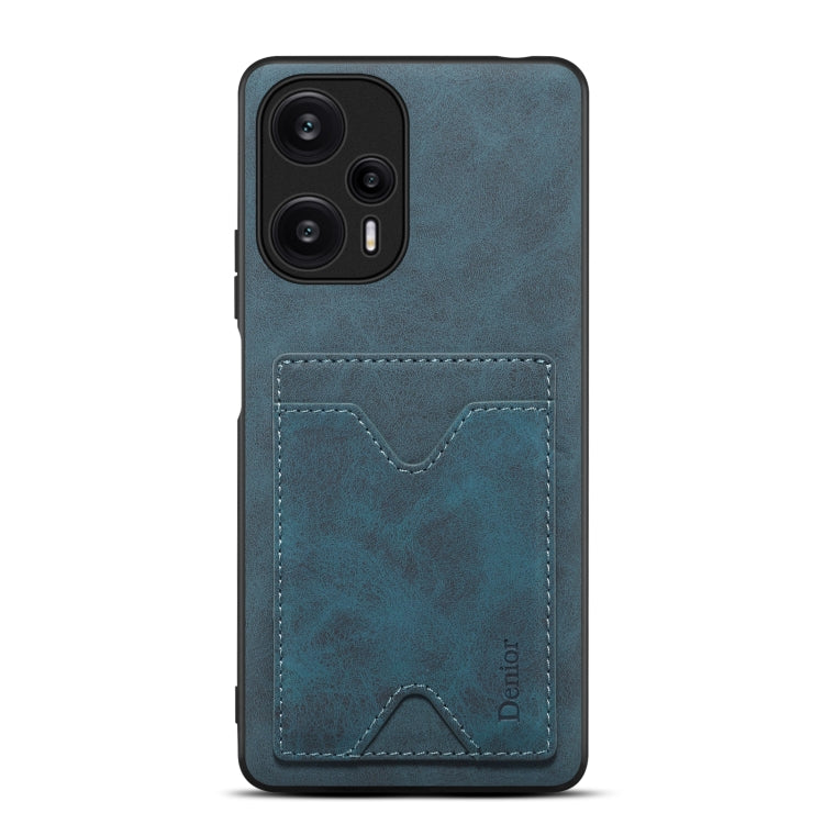 Denior PU皮后蓋插卡支架手機殼 適用於 小米 Redmi Note 12 Turbo / Poco F5