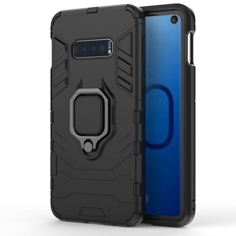 適用於三星Galaxy S10e 指環鋼鐵俠 PC + TPU防摔防震保護套