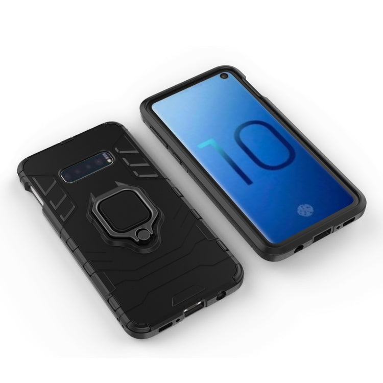 適用於三星Galaxy S10e 指環鋼鐵俠 PC + TPU防摔防震保護套