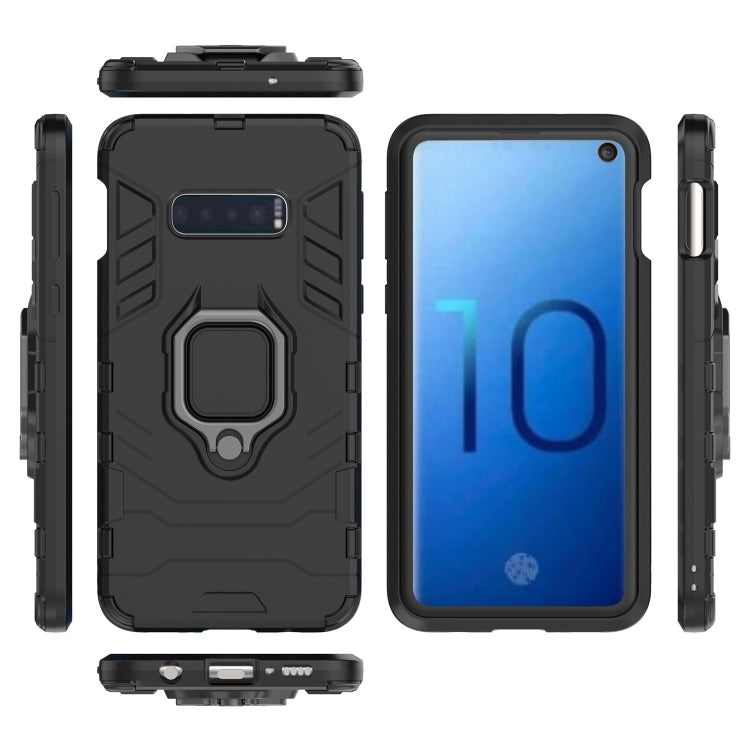 適用於三星Galaxy S10e 指環鋼鐵俠 PC + TPU防摔防震保護套