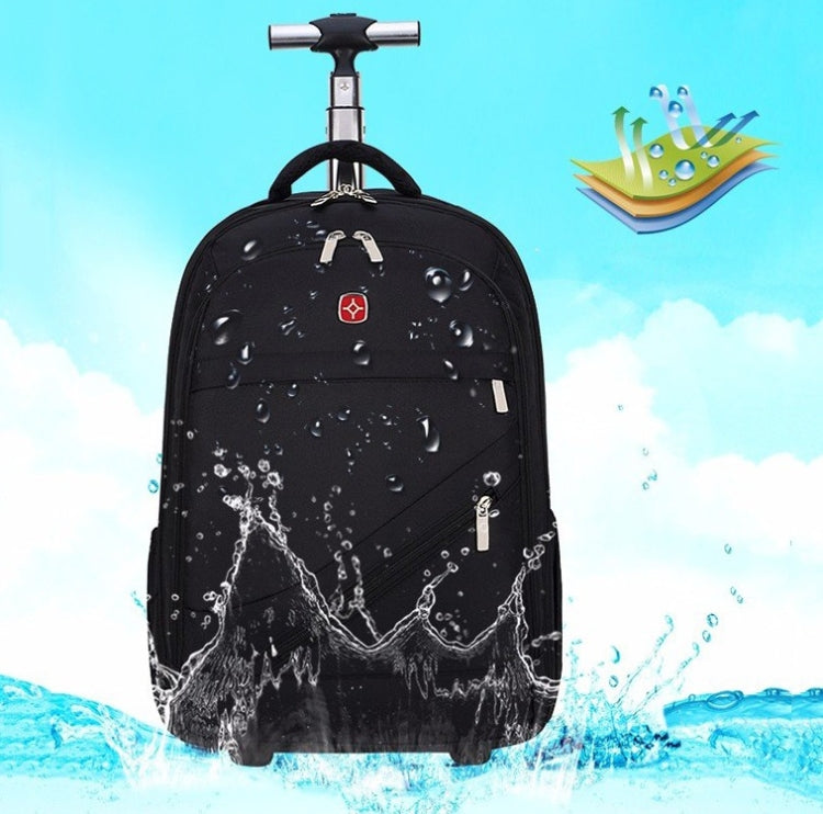 18寸牛津紡拉杆書包雙肩包商務旅行箱包小學生初中生背包