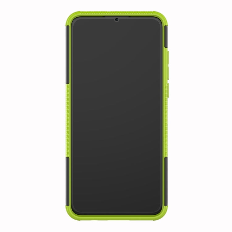 適用於華為P30 lite / Nova 4e, 輪胎紋TPU+PC炫紋手機殼 帶支架