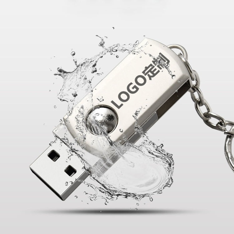 MicroDrive 64GB USB 2.0 創意個性金屬U盤帶鑰匙扣