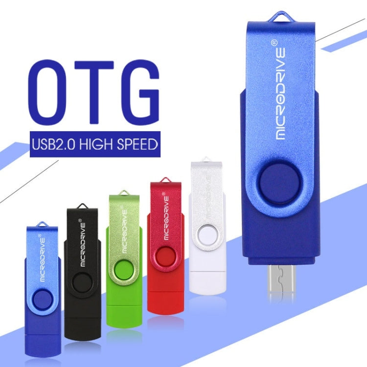 MicroDrive 128GB USB 2.0 手機電腦兩用旋轉OTG金屬U盤